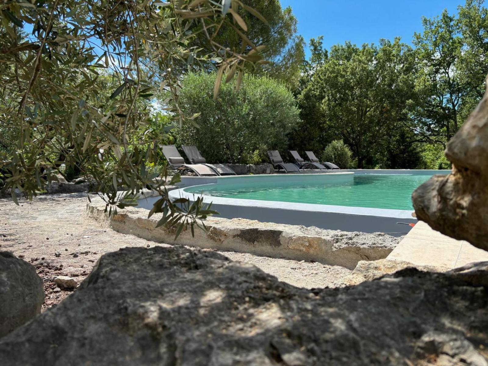 Maison Pour 12P, Piscine A Debordement Chauffee D'Avril A Octobre Inclus Ruoms Luaran gambar